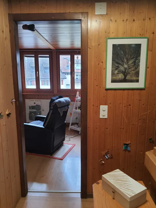l'entrée de mon espace bien-être à Châbles