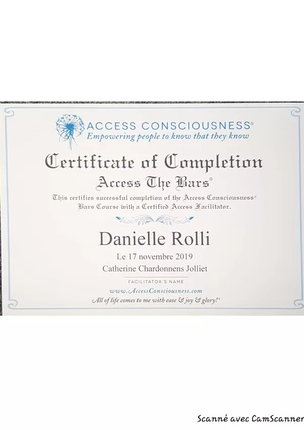 Certificat Bars d'Access